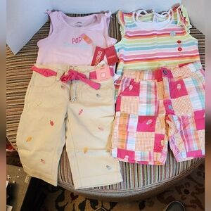 NWT Lot of Gymboree Girls Popsicle Outfits Size 5 (~$105) Shirt, Shorts & Pants